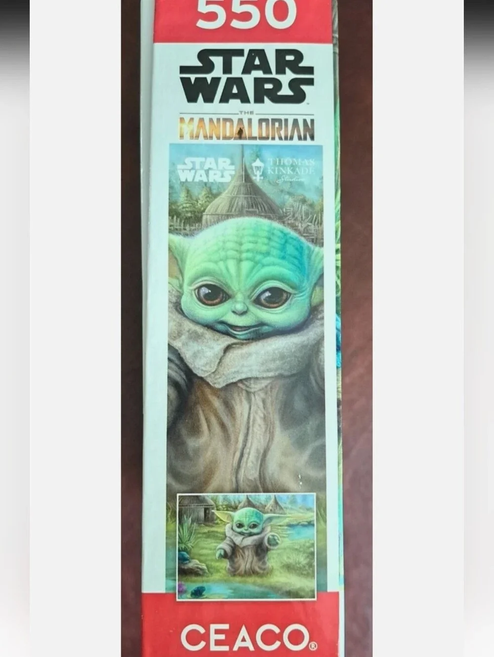 Star Wars Grogu Puzzle in Green and Brown - 550 Pieces